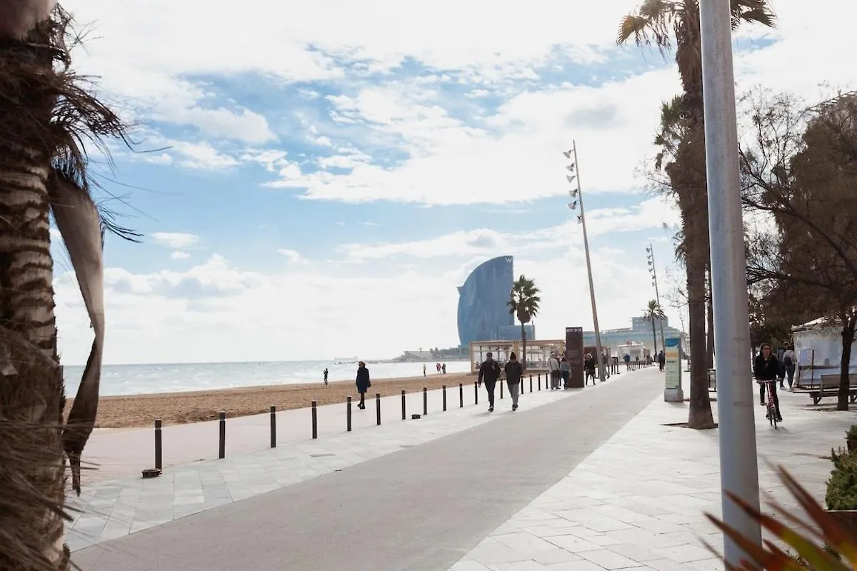 Studio Touching The Beach Barcelona Apartment
